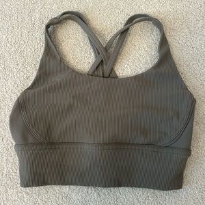 Lululemon sports bra, ribbed material
